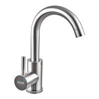 Смеситель для умывальника Armata SUS-001-C(N) из нерж. стали (без подведения) (CH6479)