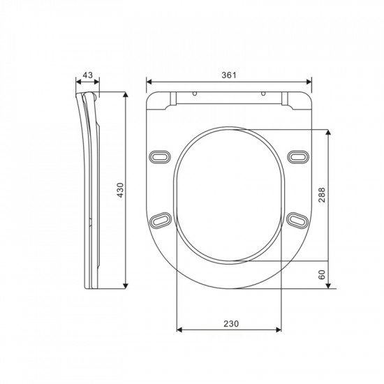 Комплект Grohe Set Унітаз ELLIPSE-0305-T3 + Інсталяція UA388400WG + панель 38732000 (388400WGELLIPS