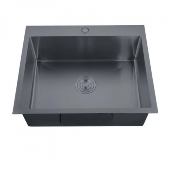 Мойка Zerix ZH5045-215 Nano-Black (3.0/0.8) из нерж. стали (MX1580)