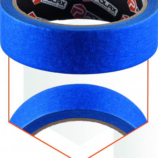 Малярна клейка стрічка Polax Premium 25 мм х 20 м (101-024)