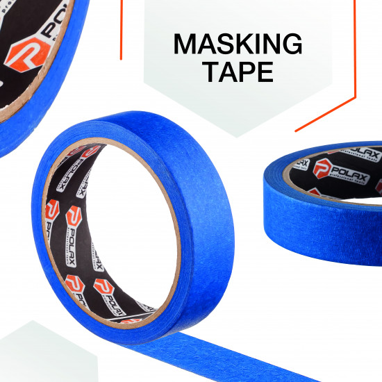 Малярна клейка стрічка Polax Premium 25 мм х 20 м (101-024)