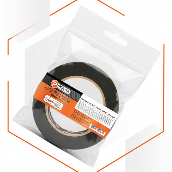 Скотч двосторонній Polax клейка стрічка Стандарт на спіненій основі 15 мм х 5 м (101-032) Скотч двосторонній Polax клейка стрічка Стандарт на спіненій основі 15 мм х 5 м (101-032)