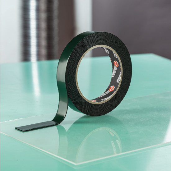 Скотч двосторонній Polax клейка стрічка Стандарт на спіненій основі 15 мм х 5 м (101-032) Скотч двосторонній Polax клейка стрічка Стандарт на спіненій основі 15 мм х 5 м (101-032)