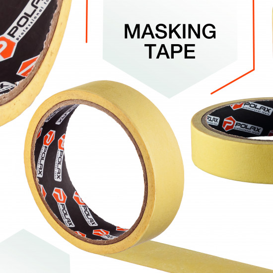 Малярна клейка стрічка Polax Стандарт 30 мм х 20 м (101-015)