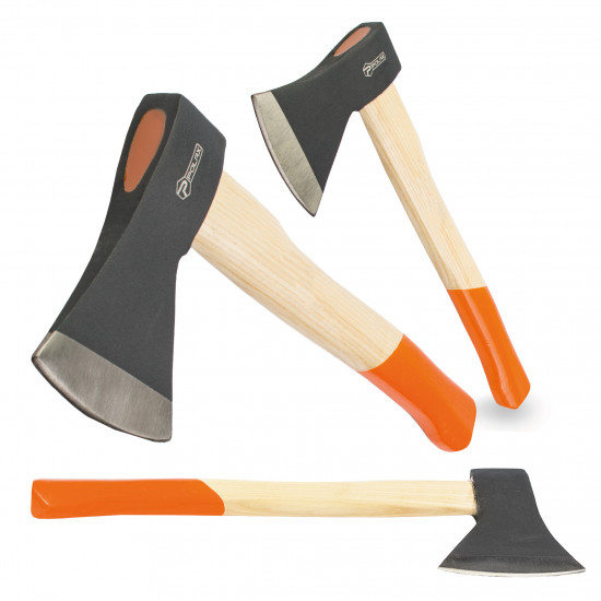 Сокира Polax універсальна, дерев\'яна ручка 600 г (36-039)