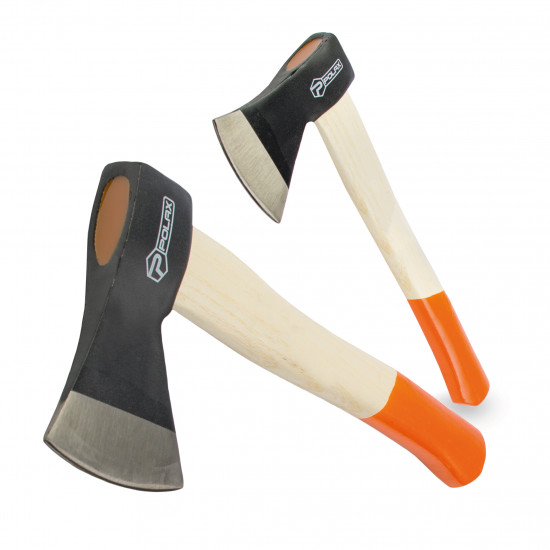 Сокира Polax універсальна, дерев\'яна ручка 600 г (36-039)