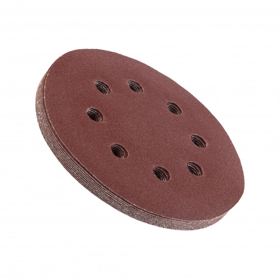 Шліфувальний круг Polax на липучці самозачіпній 125 мм, К240, з отворами (54-221)