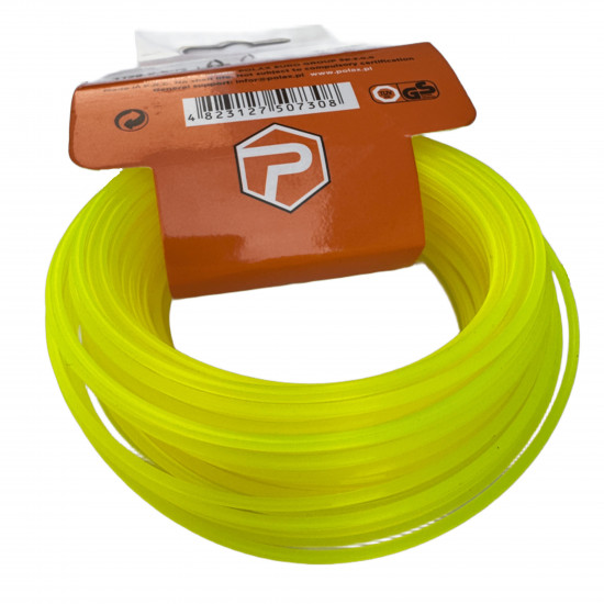 Жилка для тримера "Квадрат" 3 мм Polax 15 м (70-064)
