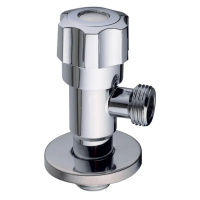 Кран для підключення сантехприладів Champion VAL-06 1/2x1/2 Chrome (нерж. сталь) (CH6196)