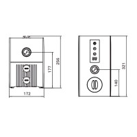 Насосная станция Koer MSR 600 интеллектуальная энергосберегающая, Н=62М,Q=4кбМ,P=600 Вт, 1"x1" (KP3306)