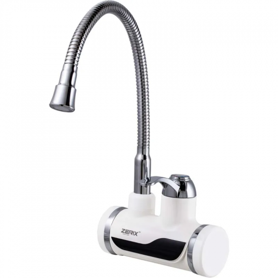 Проточний водонагрівач Zerix ELW02-EFWP (з індик. темп. і УЗО) (ZX2806)