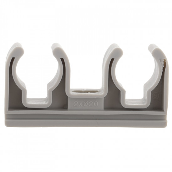 Двойное крепление для PPR трубы 20 Koer K0080.PRO (KP0096)