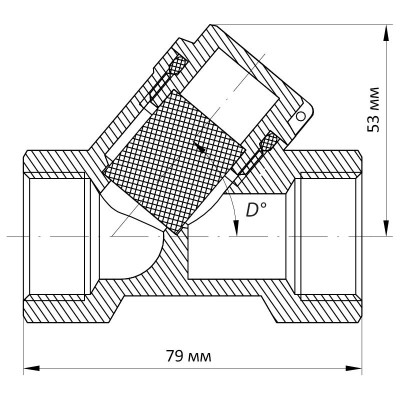 Фільтр грубої очистки 1" Koer KR.F01 (KR0107)