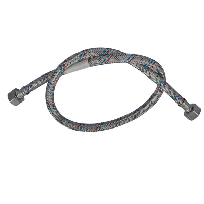 Гнучкий шланг для підключення води гайка 1/2'' - гайка 1/2'' (30 см) Zerix (ZX1549)