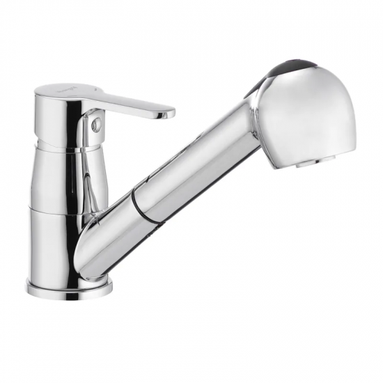 Смеситель для кухни с выдвижным душем Ibergrif Square M14522 (IB0028)