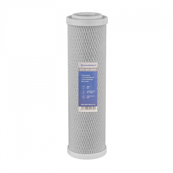 Картридж с активированным спрессованным углем Europroduct EPV-09-2510 2,5"х10" (EP5453)