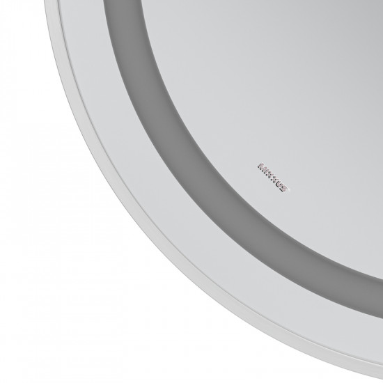 Зеркало Mixxus Premium ELLIPSE MV05-80x70-REVERSE WHITE (LED Touch, Anti-fog, диммер (3-6kK)) (MP66)