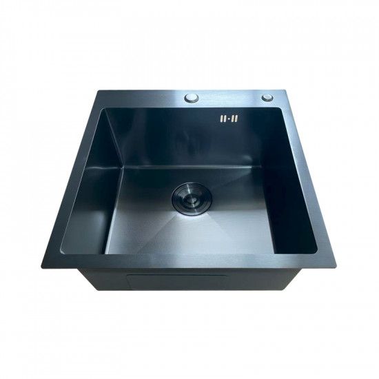 Мойка Mixxus MH5050 Micro Decor Black (3.0/0.8) из нержав. стали (цвет черный) (MI8215)