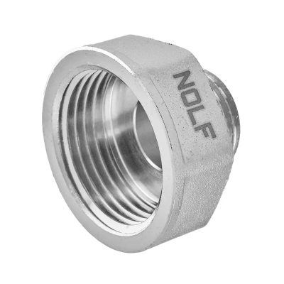 Перехідник Nolf NFC.A0610-N-1"Fx1/2"M нікельований (NF3089)