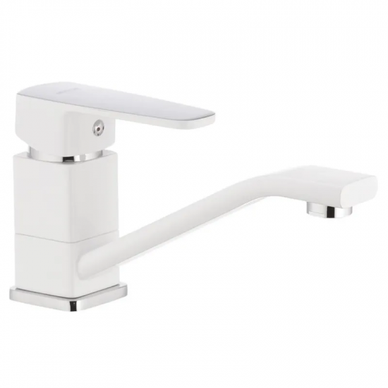 Змішувач для умивальника Mixxus Missouri 555 (вилив 15 см) білий (MI0593)