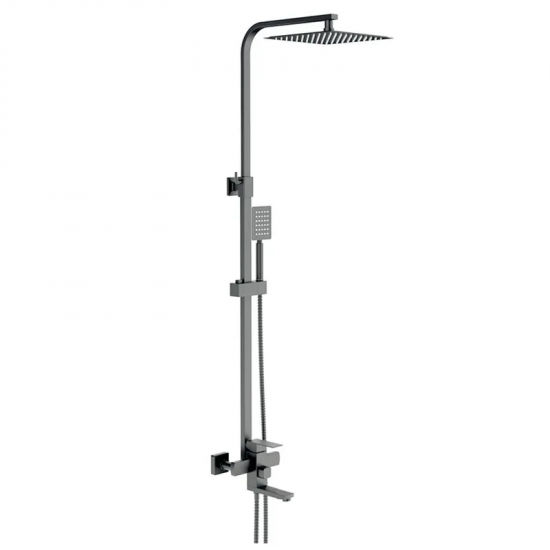 Душевая колонна MIXXUS KUB-009-J GRAPHITE с душевым смесителем из нержавеющей стали SUS304 (MI6845)