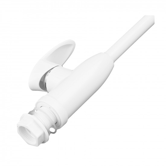 Змішувач для кухні Plamix Cezar-011-B SET White (з підведенням) (PM0667)