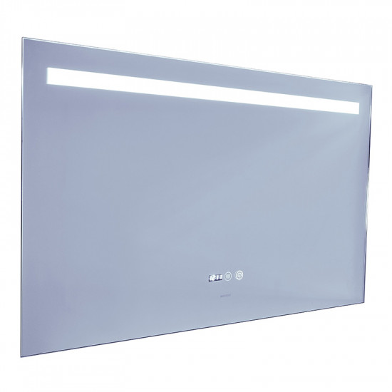 Зеркало Mixxus Strong MR05-100x60 (часы, LED-подсветка, антизапотевание) (MI6009)