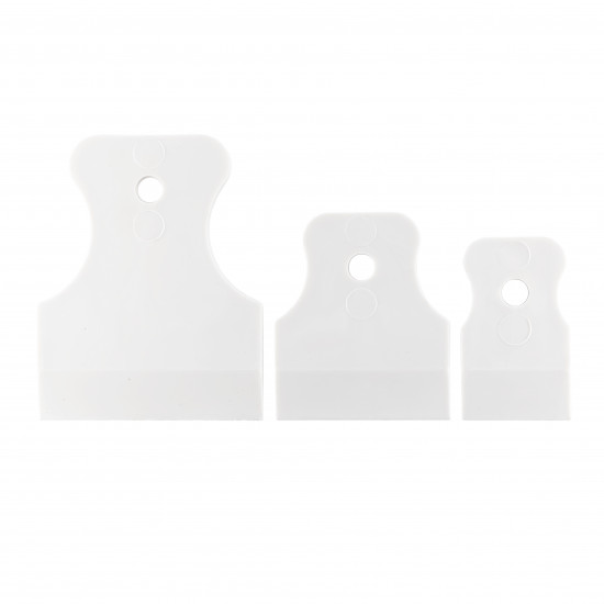 Набір шпателів Polax гумових для затирання швів 40, 60, 80 мм (100-075)