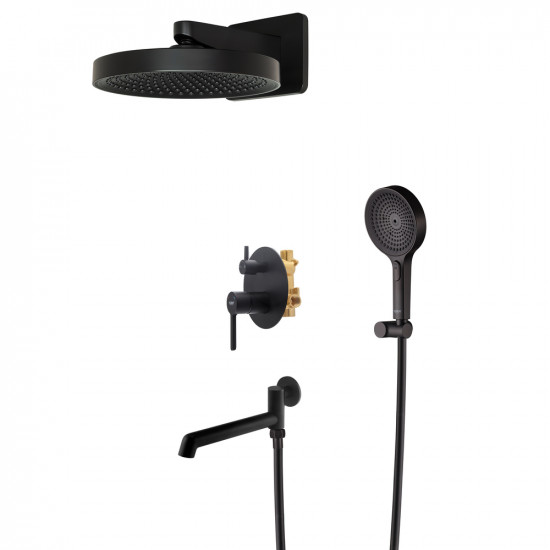 Встроенная душевая система Koer KB-66029-05 3 функции Цвет черный (KR5492) Встроенная душевая система Koer KB-66029-05 3 функции Цвет черный (KR5492)