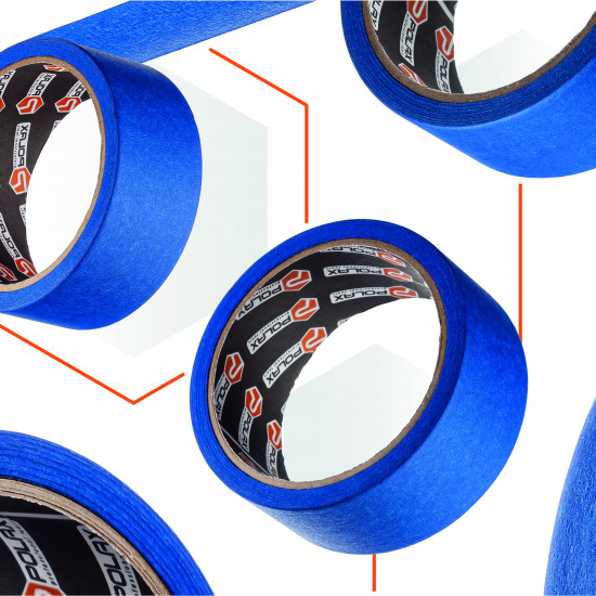 Малярна клейка стрічка Polax Premium 38 мм х 20 м (101-026)