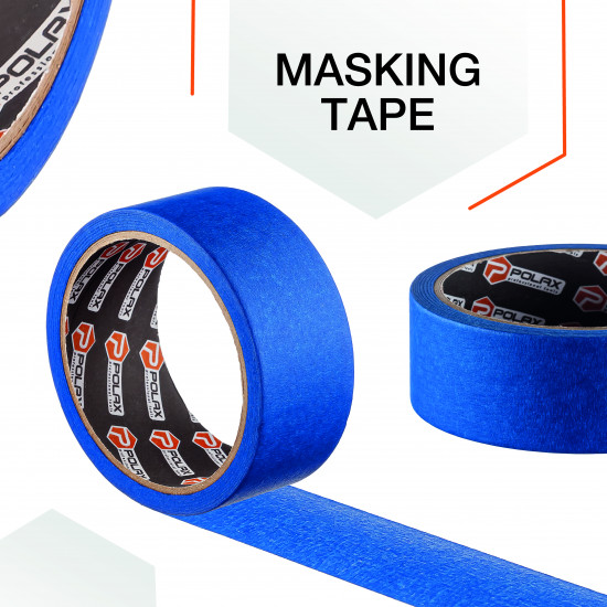 Малярна клейка стрічка Polax Premium 38 мм х 20 м (101-026)