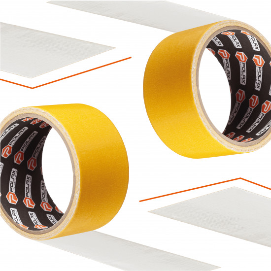 Скотч двосторонній Polax клейка стрічка на тканинній основі 50 мм х 10 м (101-005)