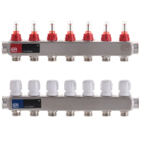 Коллекторный блок с расходомерами Europroduct EP.S1110-07 1 "x7 (EP4983)