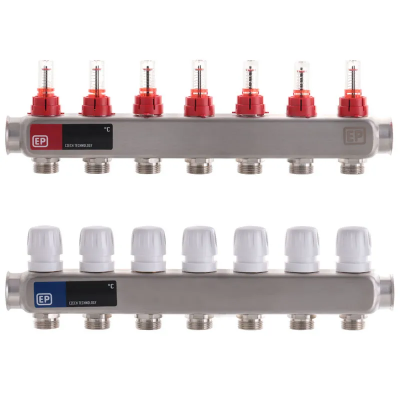 Коллекторный блок с расходомерами Europroduct EP.S1110-07 1 "x7 (EP4983)
