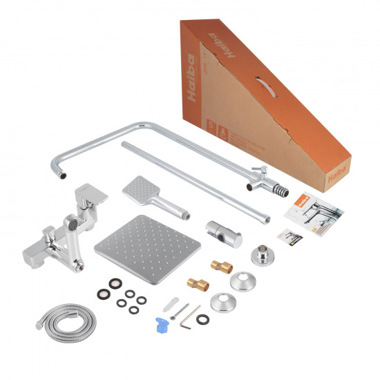 Душова колона зі змішувачем Haiba Kubus 003-J (HB0917)
