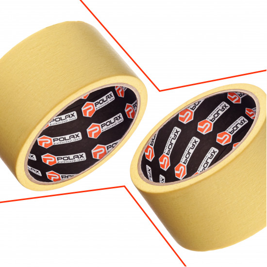 Малярна клейка стрічка Polax Стандарт 48 мм х 20 м (101-017)