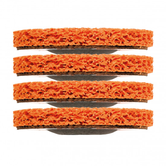 Зачисний круг нетканий Polax 125 х 22,23 мм жорсткий (54-177)