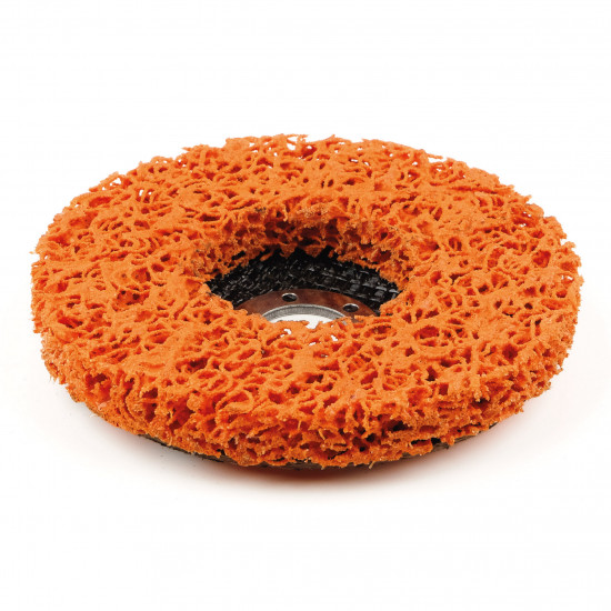 Зачисний круг нетканий Polax 125 х 22,23 мм жорсткий (54-177)