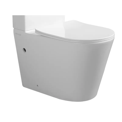 Чаша унітазу-компакту Mixxus Bevel-0404-T3 Bowl 660х360х800 Tornado 3.0 без сидіння (MI8351)