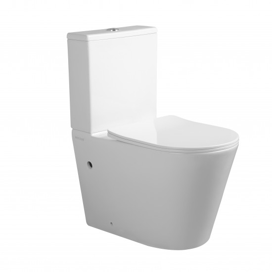 Чаша унітазу-компакту Mixxus Bevel-0404-T3 Bowl 660х360х800 Tornado 3.0 без сидіння (MI8351)