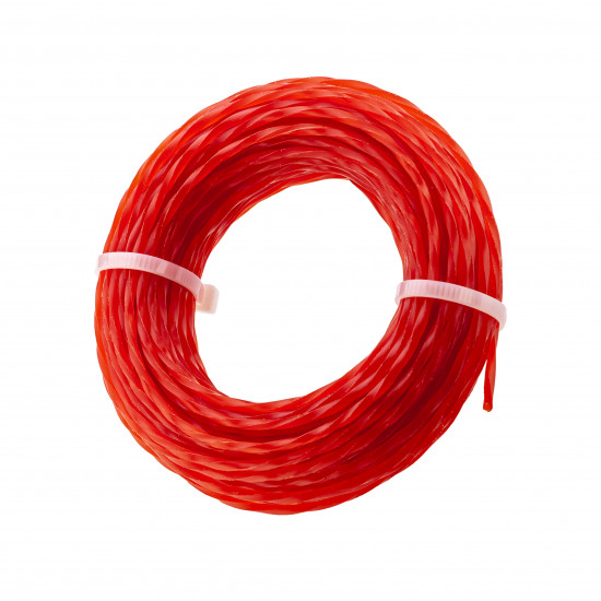 Жилка для тримера "Кручений квадрат" 2,4 мм Polax 15 м (70-067)