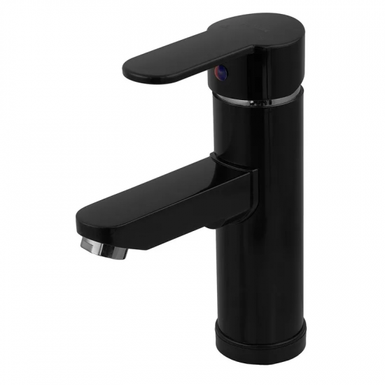 Смеситель для раковины Plamix Raul-001-A Black (без подключения) (PM0653)