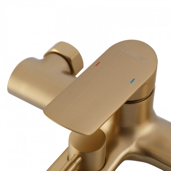 Змішувач для ванни з коротким виливом Koer KB-40028-12 (KR5307)