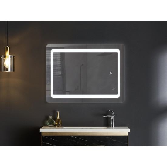 Зеркало Mixxus TWEE MR09-80x60-REVERSE с LED Touch, Anti-fog, диммером, регулировкой яркости (MI