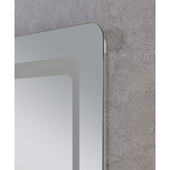 Зеркало Mixxus TWEE MR09-80x60-REVERSE с LED Touch, Anti-fog, диммером, регулировкой яркости (MI