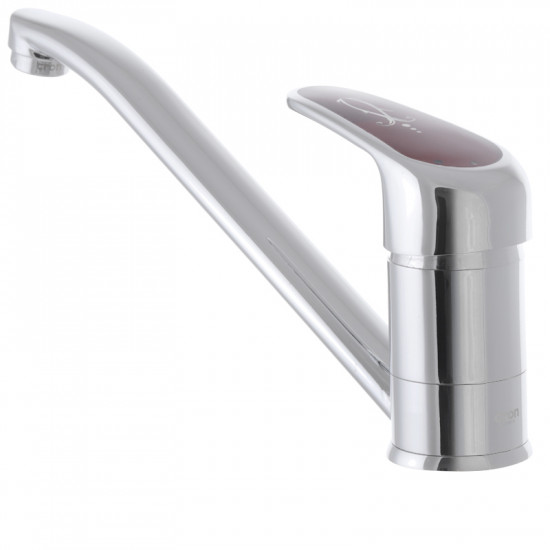 Смеситель для кухни Cron Magic 004 (красная ручка) (CR0148)