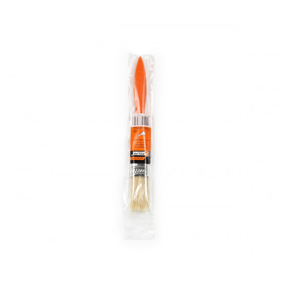 Пензель флейцевий Polax 3/4", змішаний ворс, пластикова ручка, тип "Еко" (05-001)