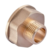 Переходник Koer KF.A0610.WN - 1"x1/2" без никеля (MX1523)