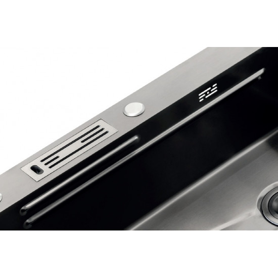 Мойка Mixxus Premium MH7545-SET-05 NANO-SILVER (3.0/0.8) комплект (нержавейка) (MX9634)