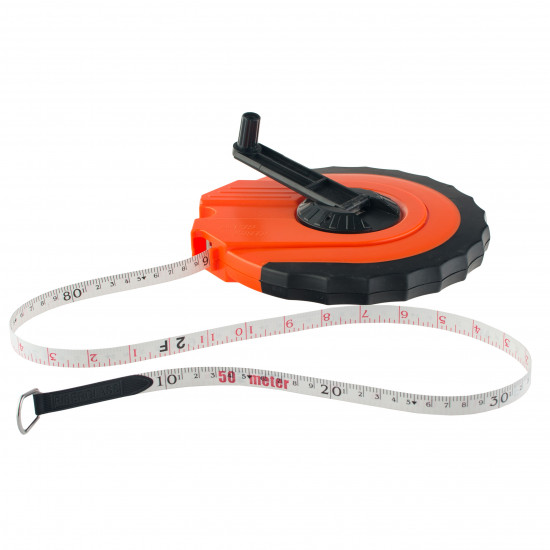 Рулетка Polax геодезичне скловолокно 50 м (29-007)